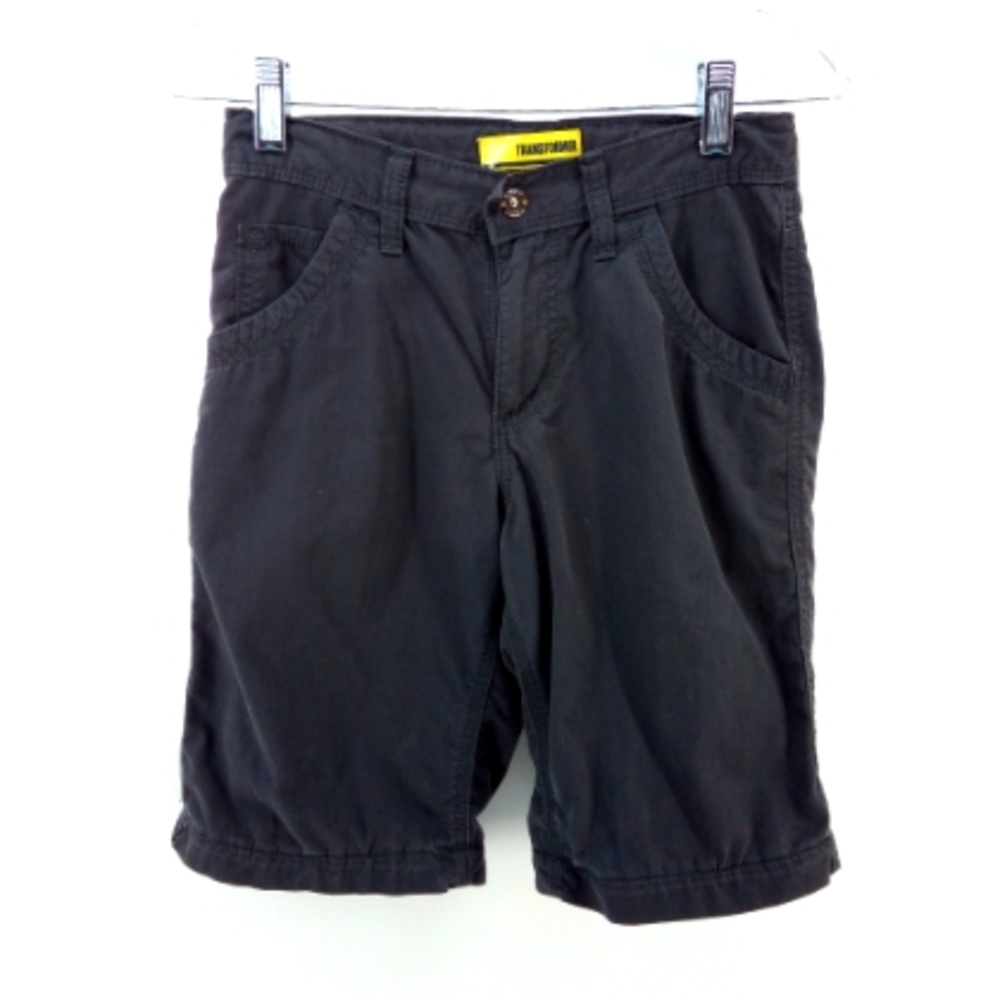 ⭐3/$30 Transformers Lee sport dark charcoal gray shorts 12 Slim Movie Cartoon